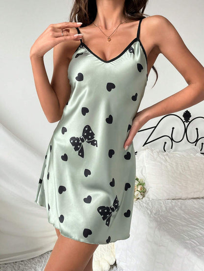 Floral Print Cami Pajama Nightdress