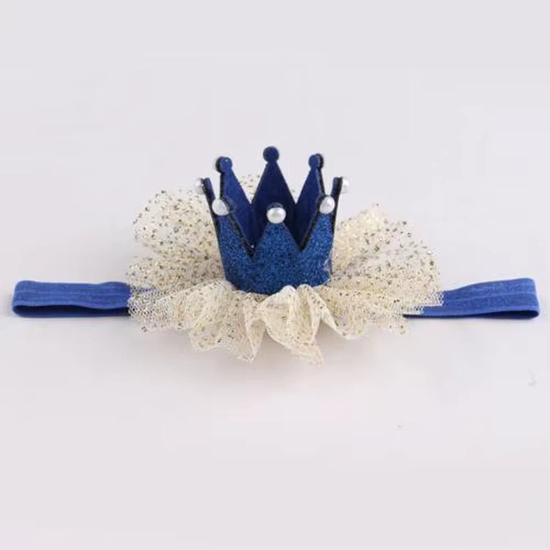 Cute Kids Baby Girl Toddler Lace Crown Hair Band Headwear Headband Accessories