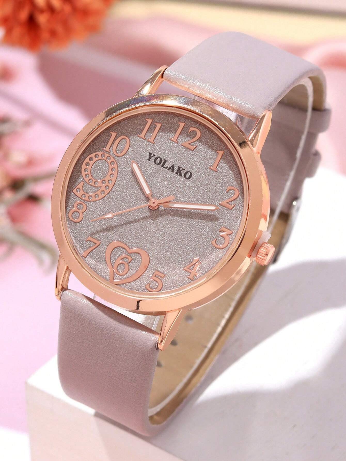 1Pc Fashion Classic PU Leather Women'S Watch, Casual Quartz Watch Clock Trend Starry Sky Women'S Watch as a Gift for Students Returning to School