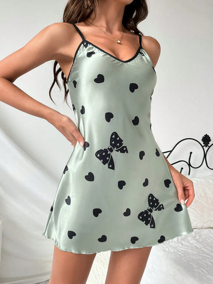 Floral Print Cami Pajama Nightdress